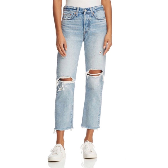 Levi's Denim - Levi's Wedgie Straight Destroyed Jeans Size 26